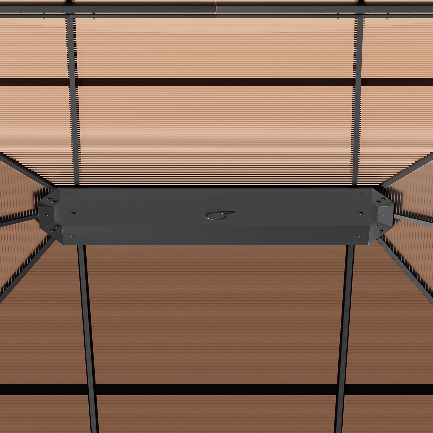 Gartenpavillon 3x3 /3x4 mit Hochwertiger Hardtop aus Aluminium