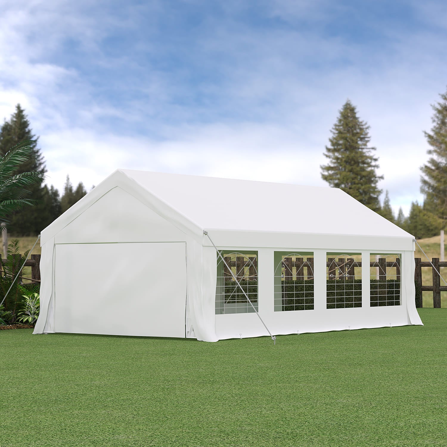 Partyzelt Faltpavillon 4x8 m