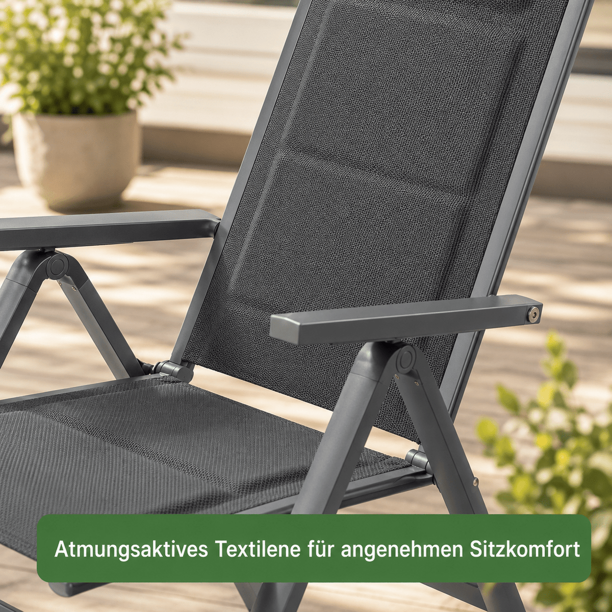 Liegestuhl 2er-Set – der draußen bleiben darf - Yardwell