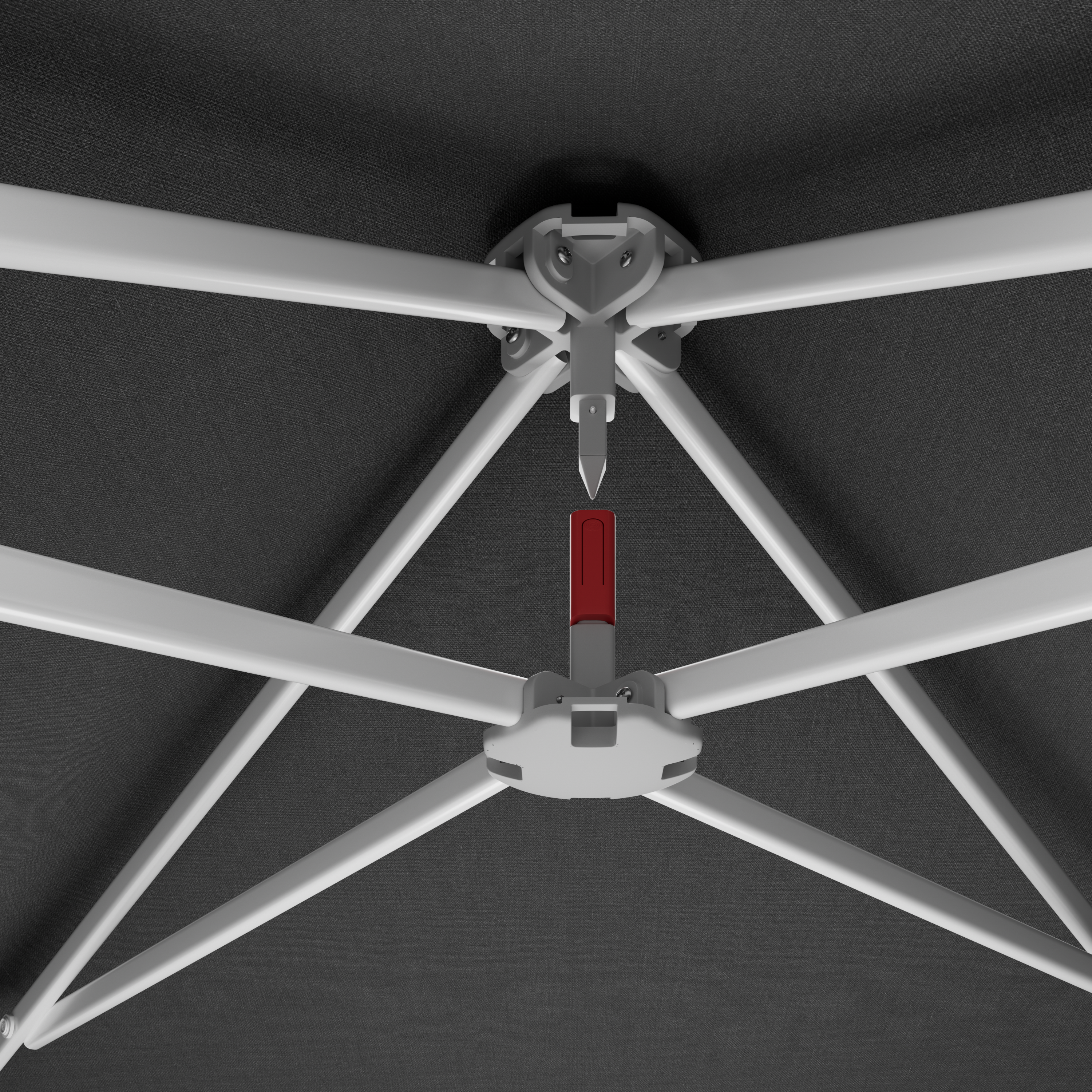 Faltpavillon mit Einhand-Hubsystem & Höhenversteller