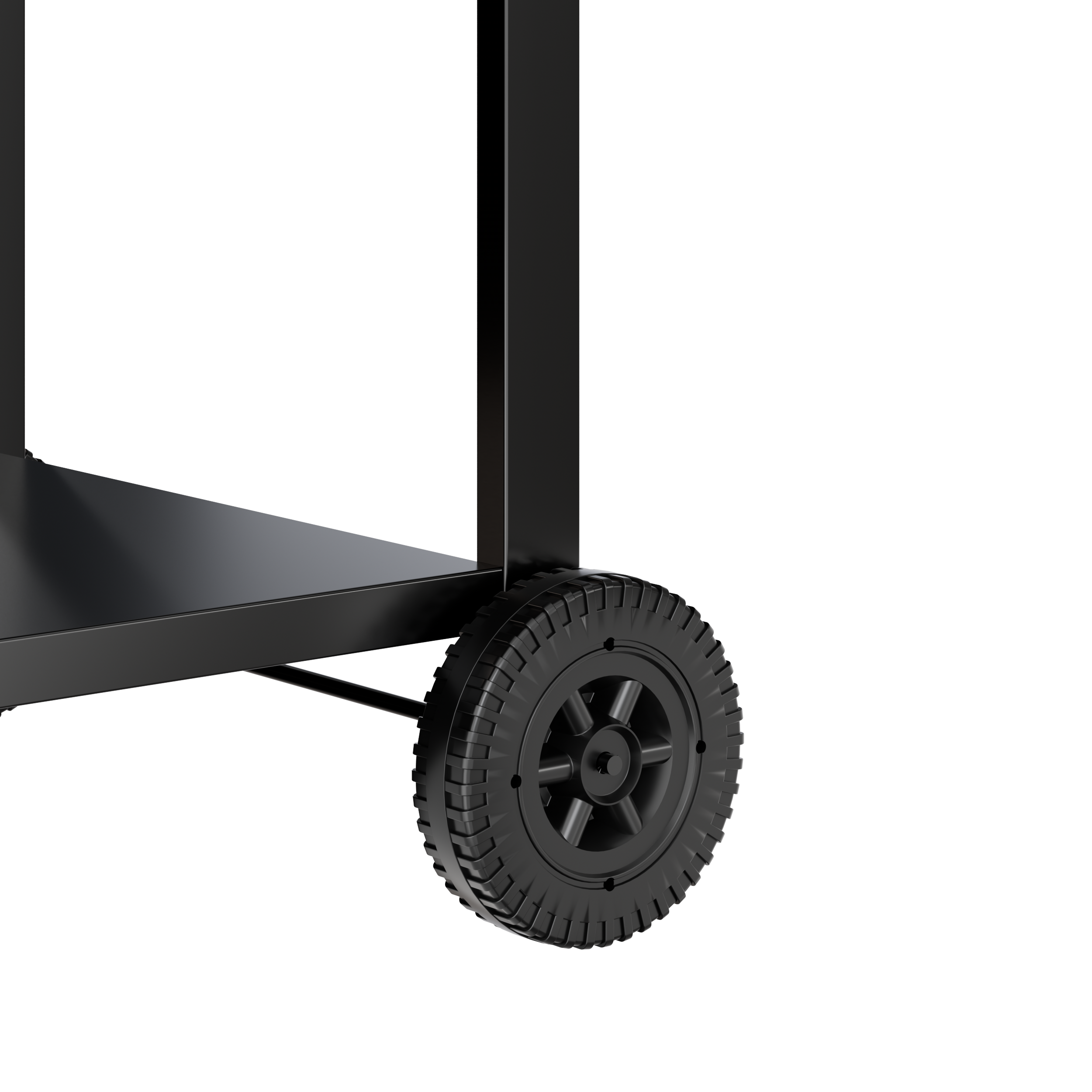 Holzkohlegrill mit doppelten Seitentischen – inkl. Basiszubehör