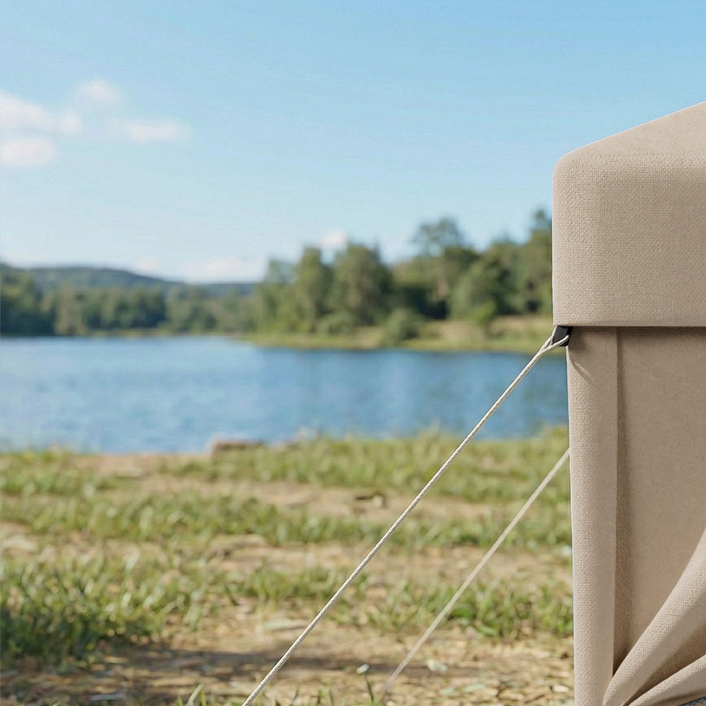 Faltpavillon mit Einhand-Hubsystem & Höhenversteller