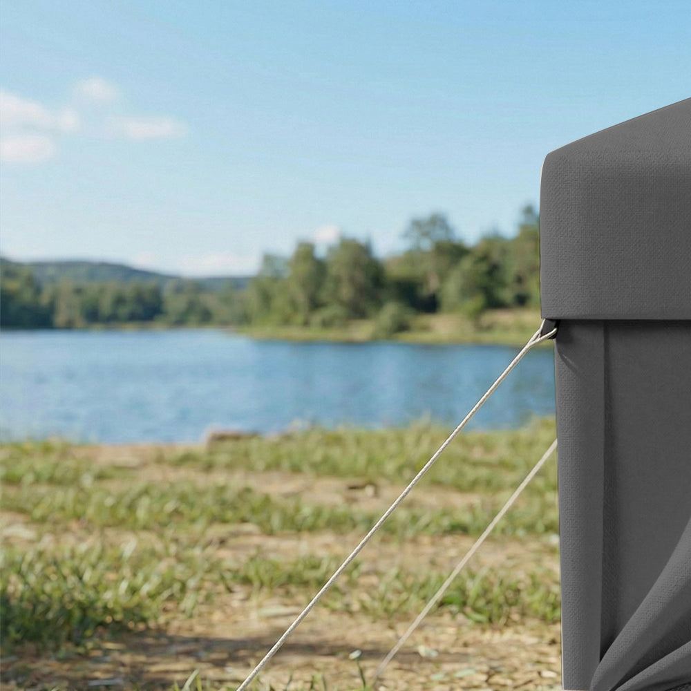 Faltpavillon mit Einhand-Hubsystem & Höhenversteller