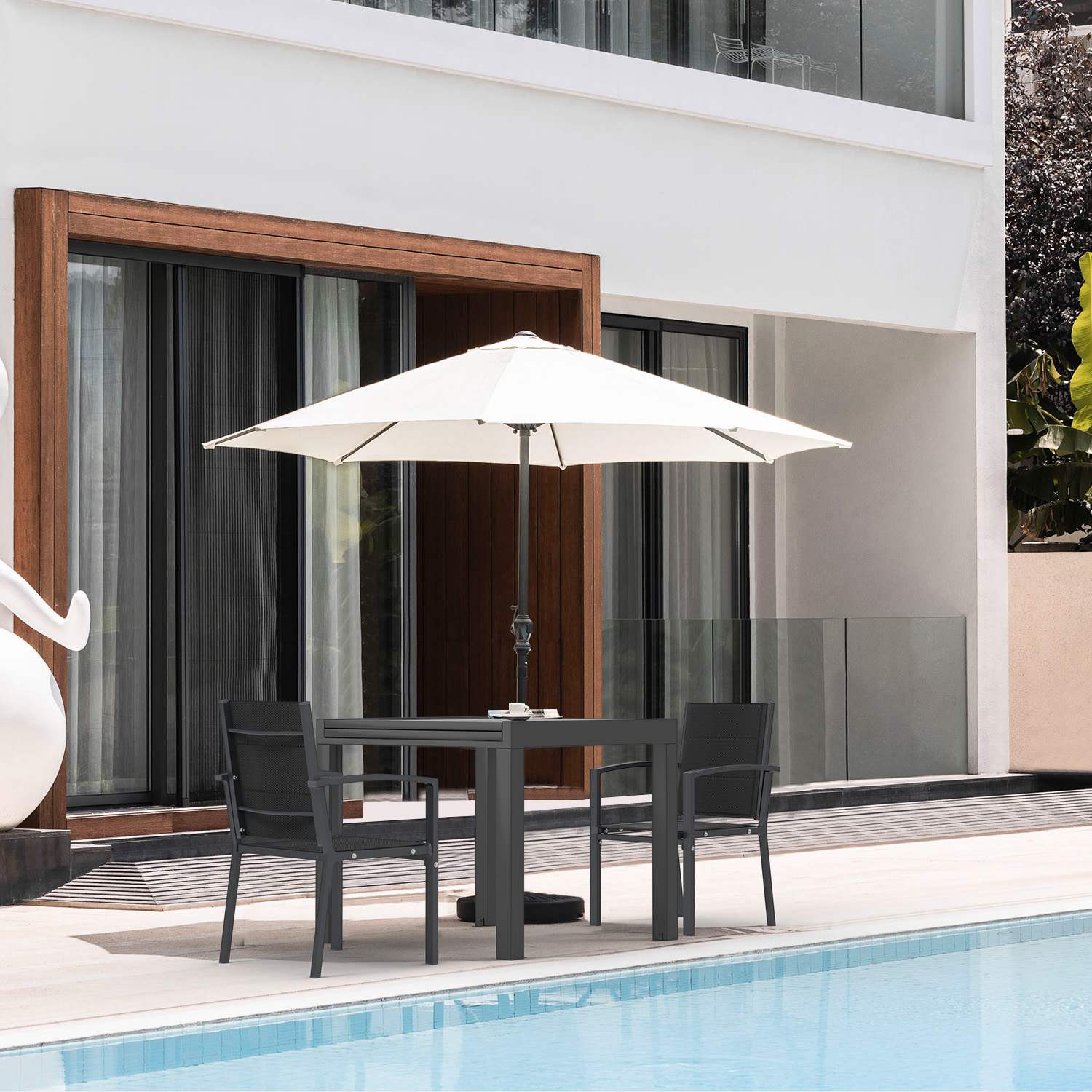 Yardwell Gartentisch ausziehbar