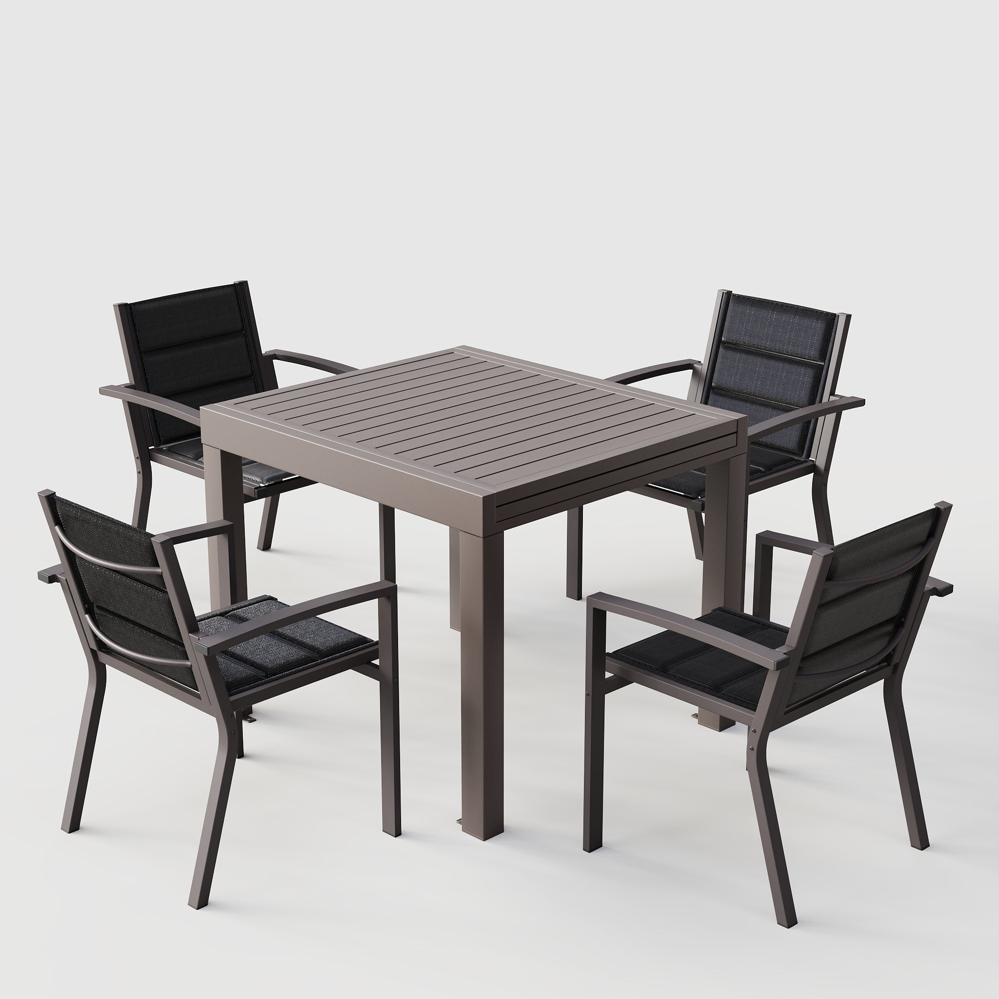 Tisch- und Stuhlset für 4 Personen