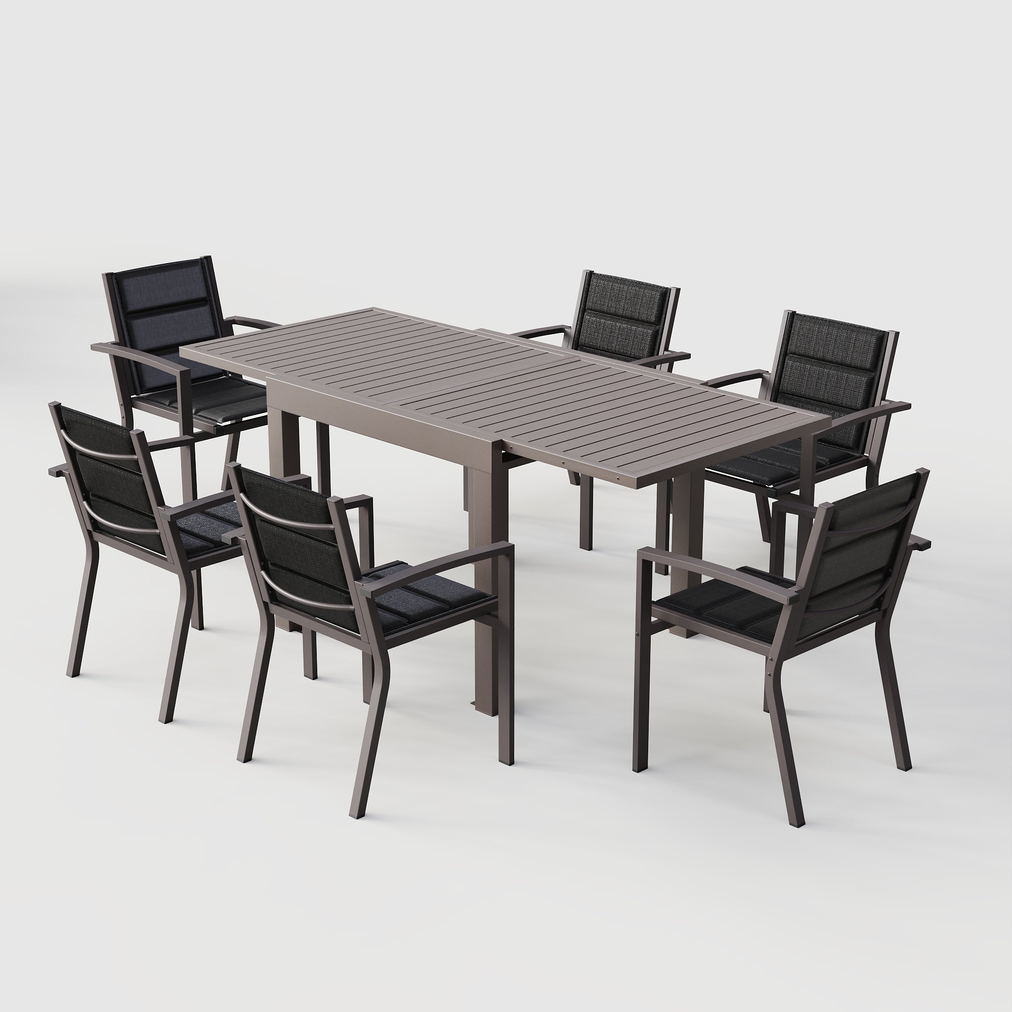 Tisch- und Stuhlset für 6 Personen