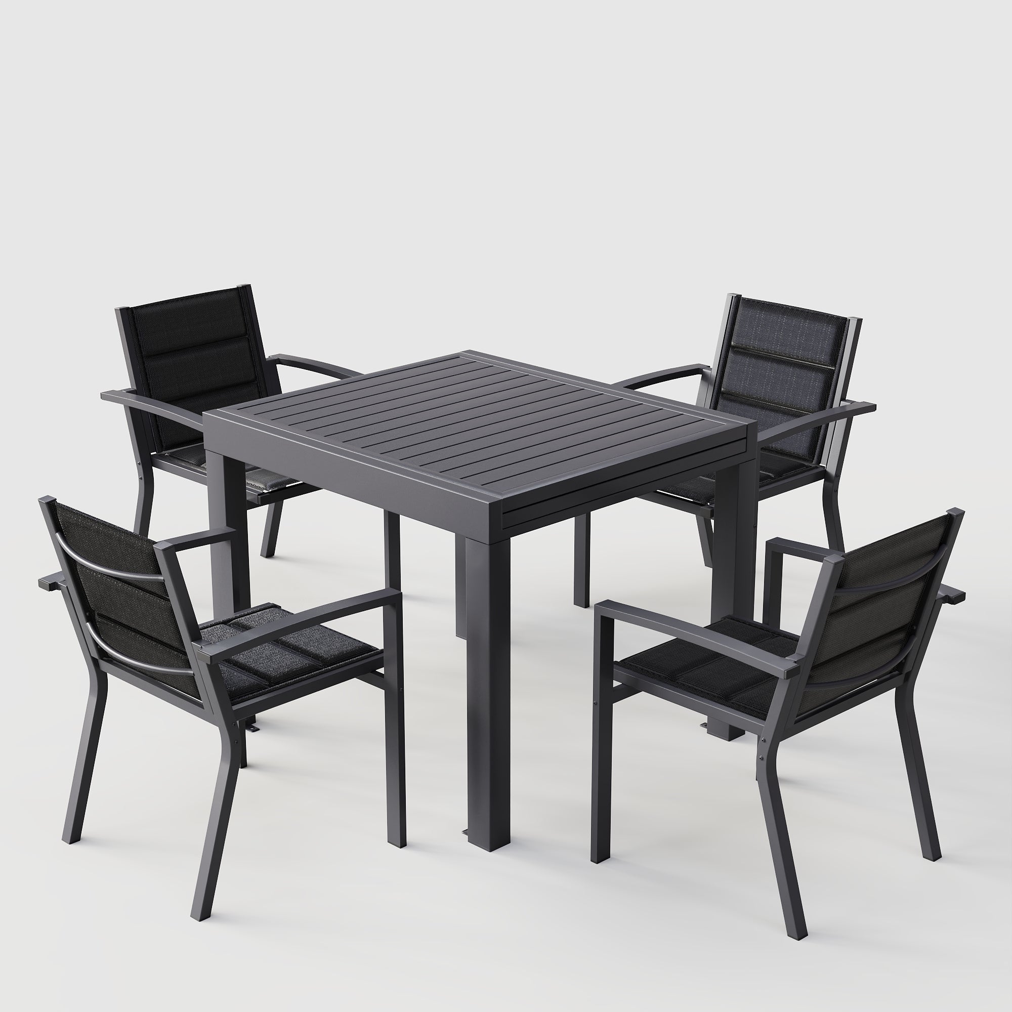 Tisch- und Stuhlset für 4 Personen