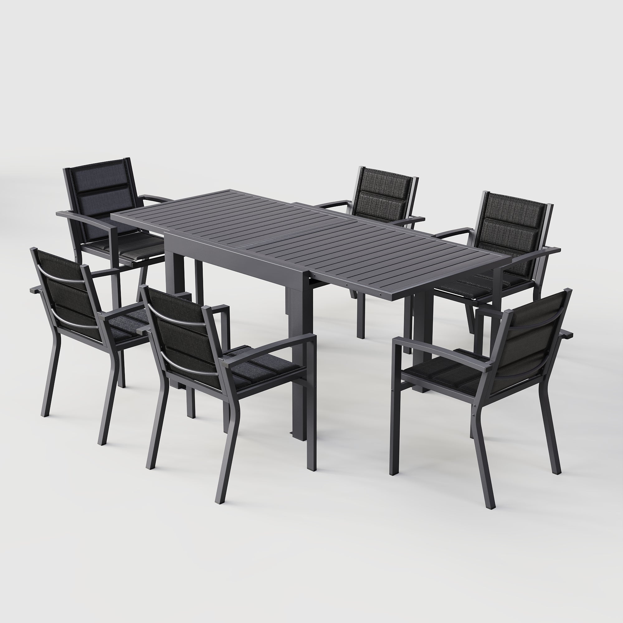 Tisch- und Stuhlset für 6 Personen