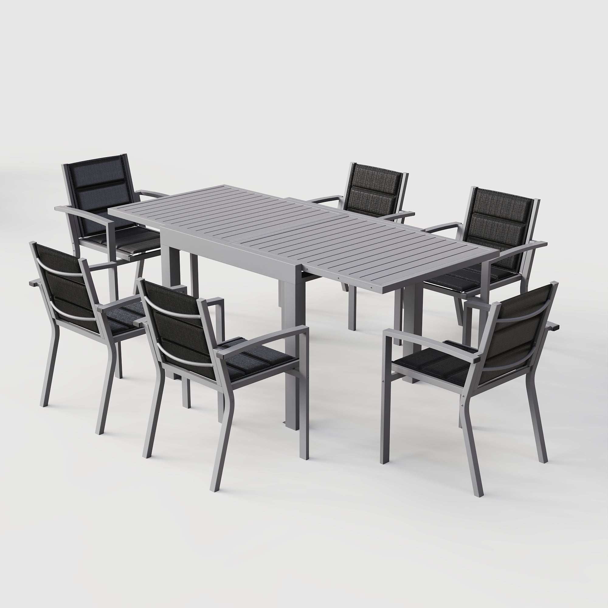 Tisch- und Stuhlset für 6 Personen