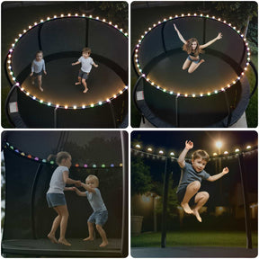 Trampoline mit Sicherheitsnetz und Leiter, Ø 244-427cm - Yardwell