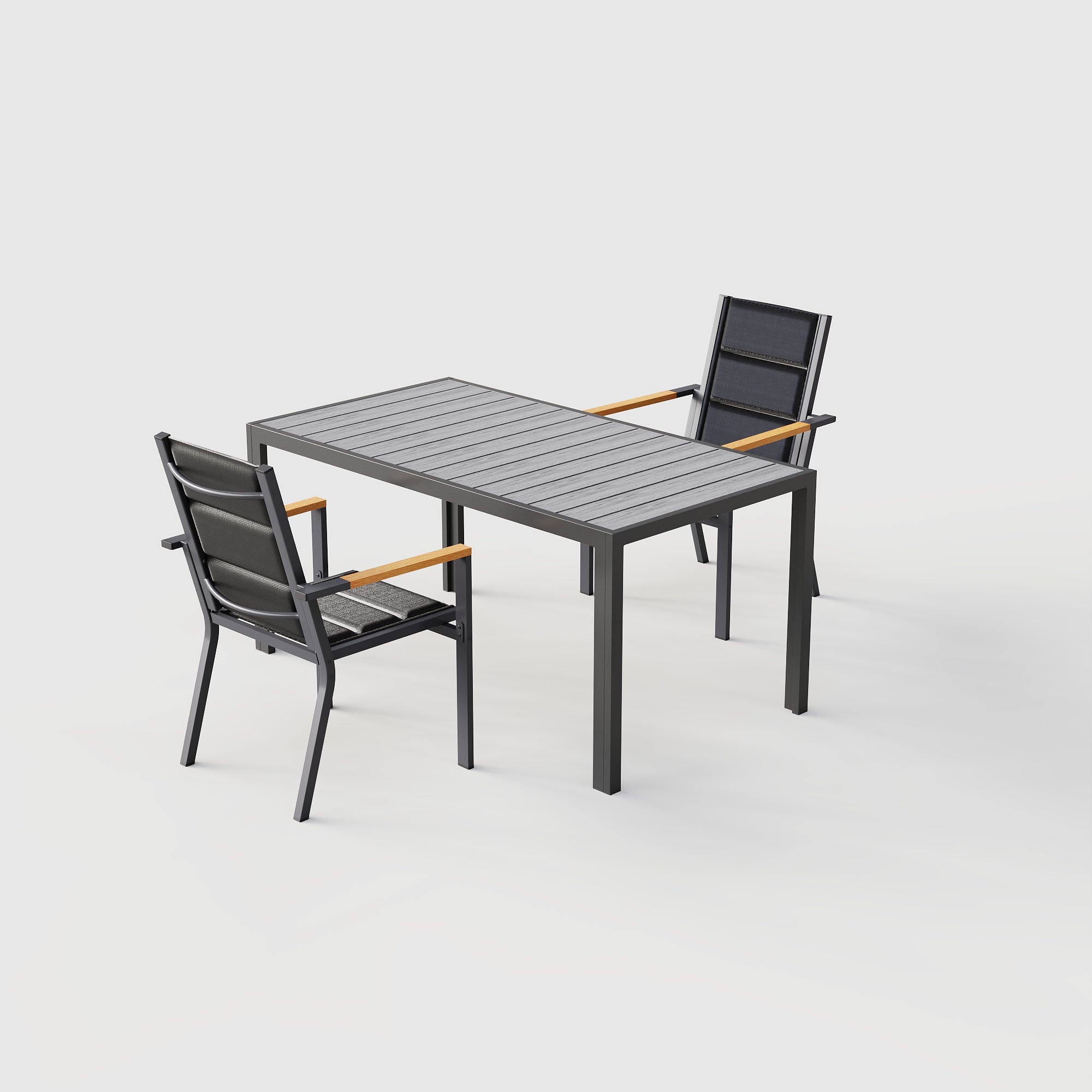 Tisch- und Stuhlset für 2 Personen