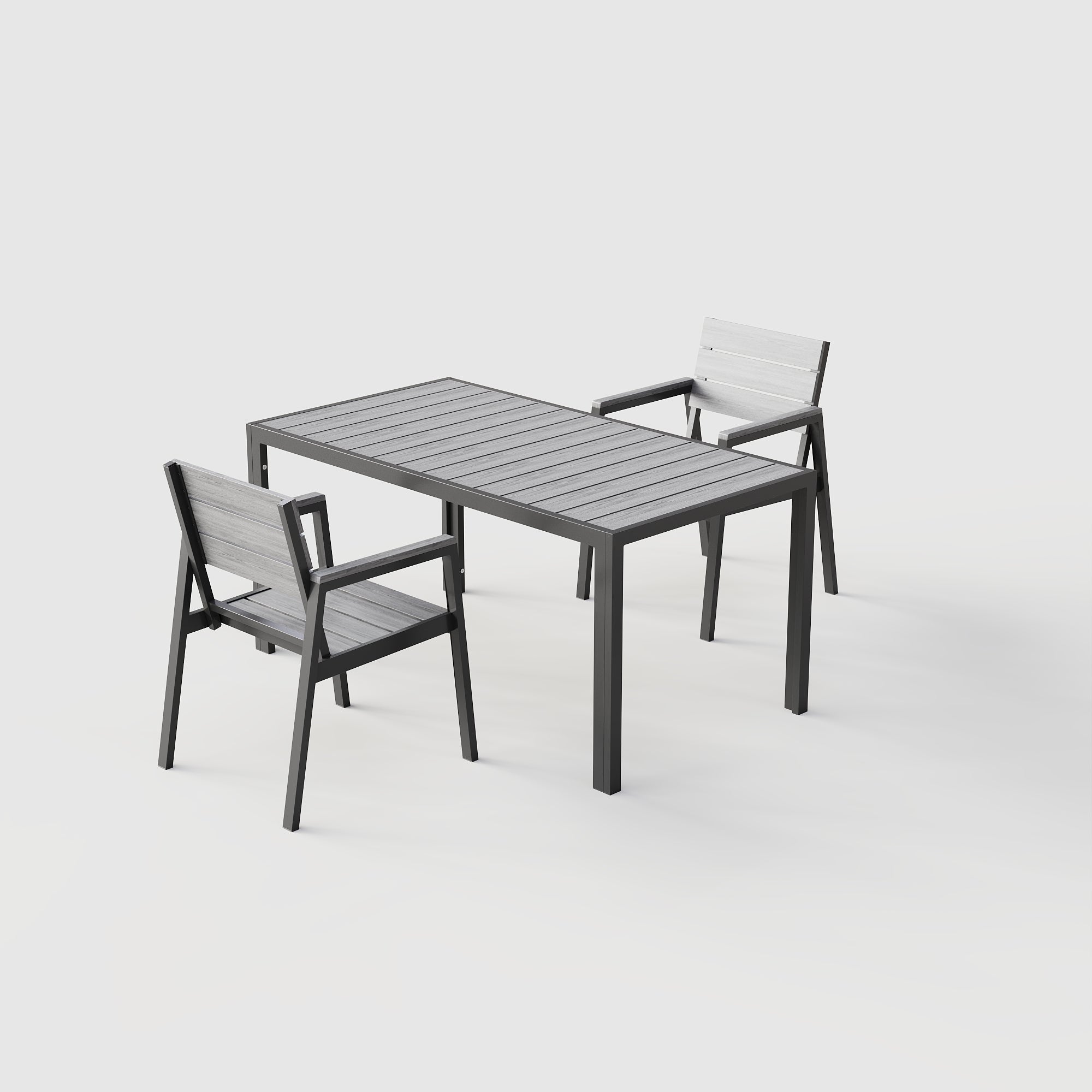 Tisch- und Stuhlset für 2 Personen