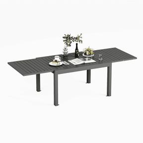 Gartentisch Ausziehbar Wetterfest aus Aluminium - Yardwell