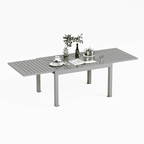 Gartentisch Ausziehbar Wetterfest aus Aluminium - Yardwell