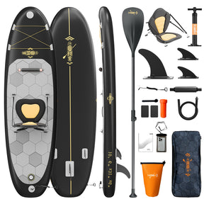 Yardwell Allround SUP Board 320cm | Aufblasbar & Stabil | Für Anfänger & Fortgeschrittene - Yardwell