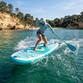 Yardwell SUP Board mit Fishtail - Form | Mehr Wendigkeit & Kontrolle | Aufblasbar - Yardwell