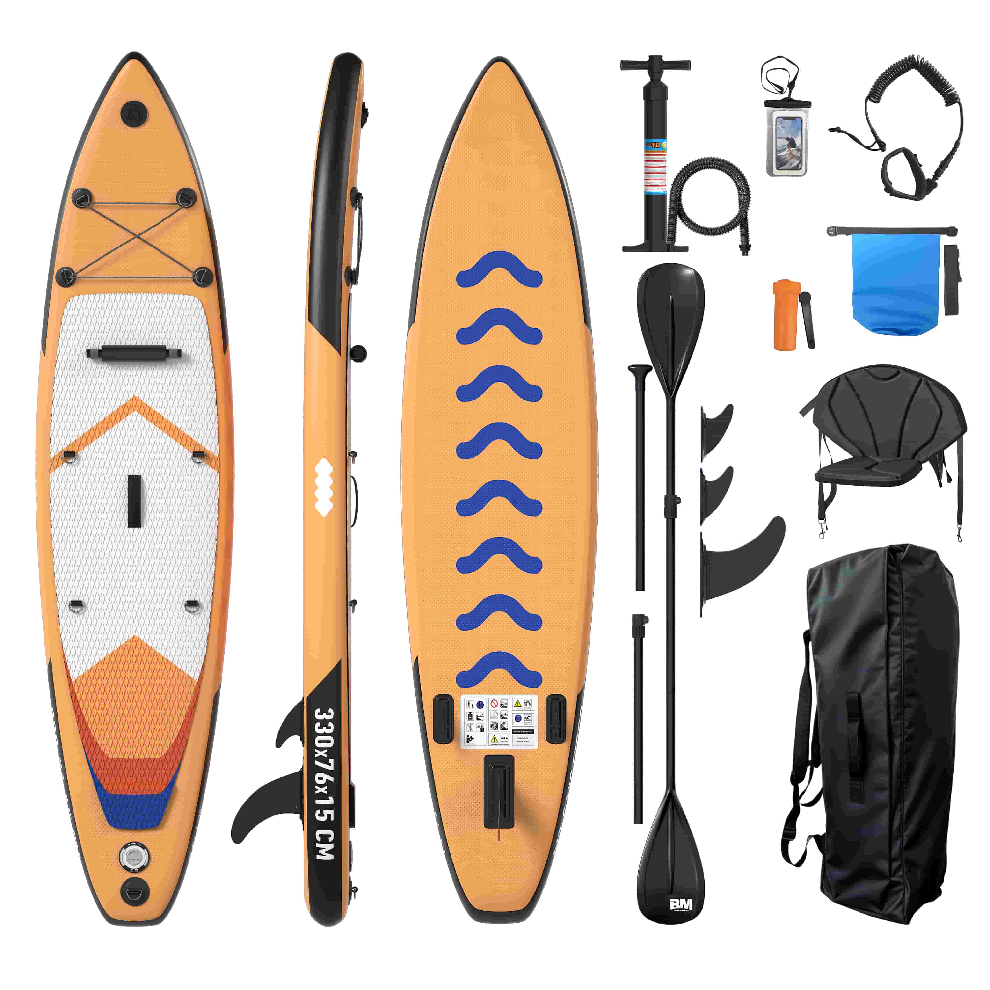Yardwell SUP Aufblasbares Stand Up Paddle Board 11'