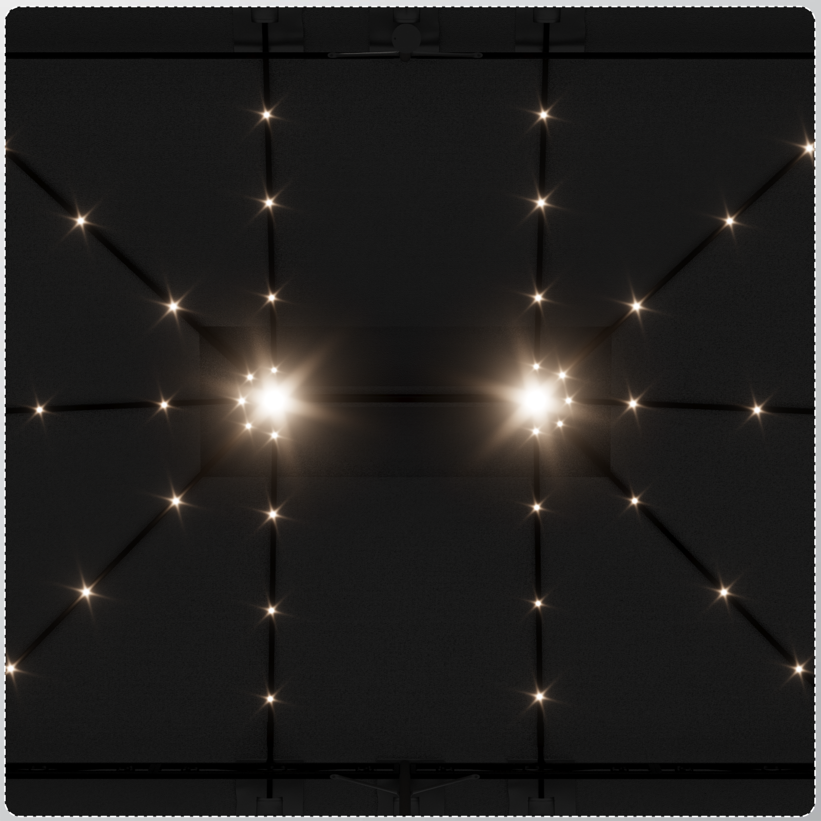 Gartenpavillon 3x3 / 3x4/3x6 mit Solar-Lichterketten