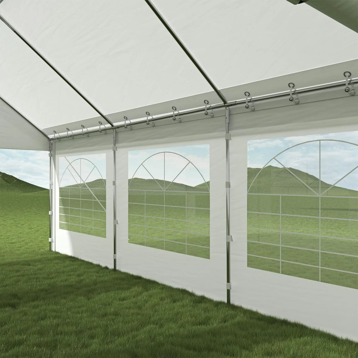 Partyzelt kaufen 3x6 / 4x6 / 4x8 m – Wasserdicht & Stabil | Yardwell - Yardwell