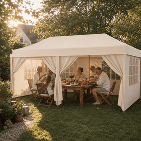 Faltpavillon Höhenverstellbar – Wasserdicht, UV - Schutz, mit Tragetasche - Yardwell
