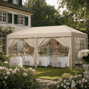 Faltpavillon 3×3 m – Allein aufbaubar mit Thrust-System | Yardwell - Yardwell