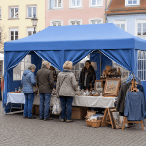 Faltpavillon Höhenverstellbar – Wasserdicht, UV - Schutz, mit Tragetasche - Yardwell