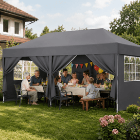 Faltpavillon Höhenverstellbar – Wasserdicht, UV - Schutz, mit Tragetasche - Yardwell