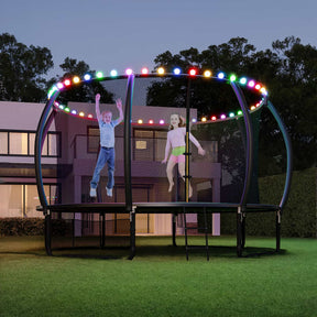 Trampoline mit Sicherheitsnetz und Leiter, Ø 244-427cm - Yardwell