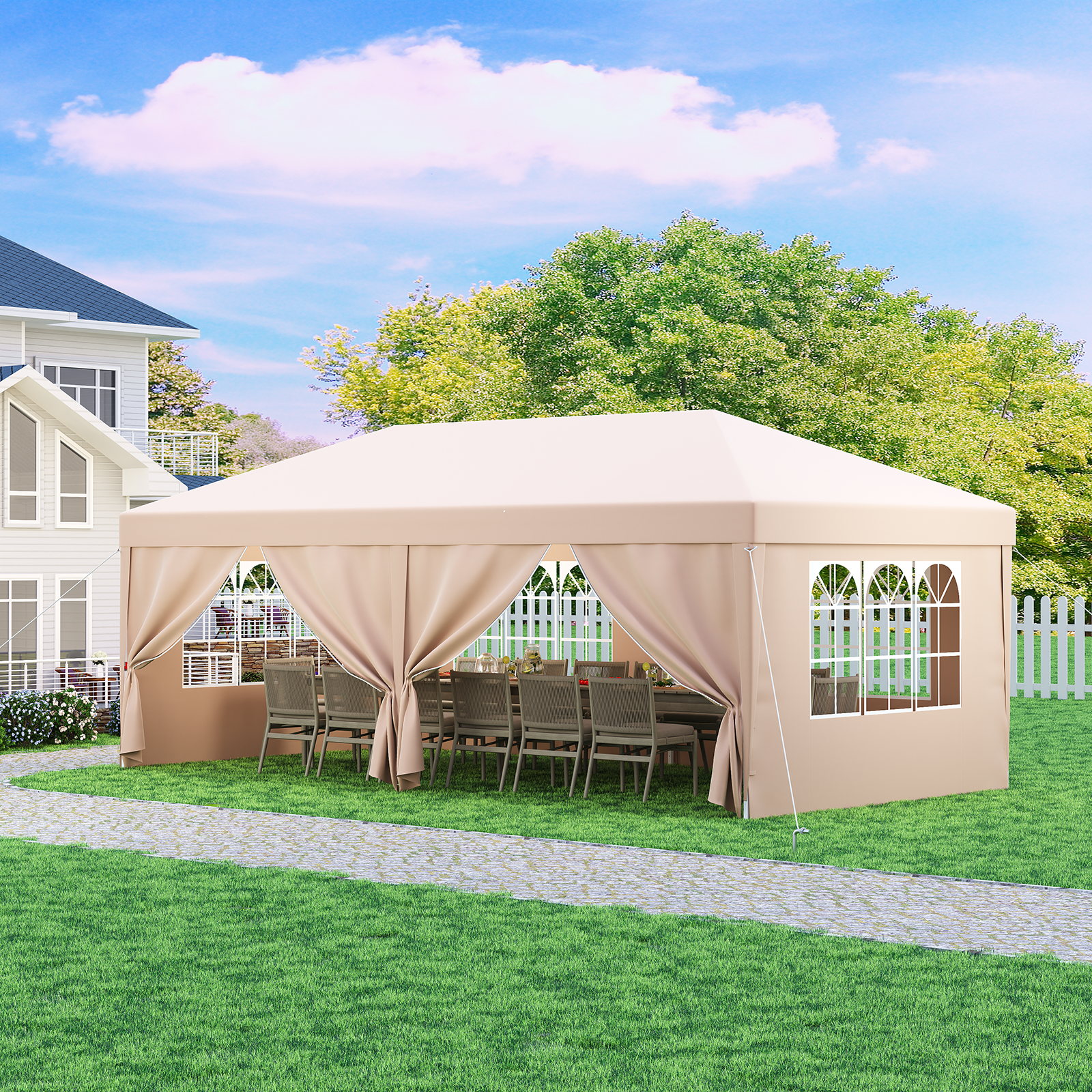 Faltpavillon höhenverstellbar & schnell aufgebaut