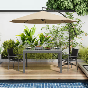 Gartentisch Ausziehbar Wetterfest aus Aluminium - Yardwell